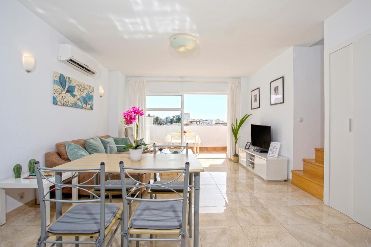 贝纳尔马德纳Atico Frente Al Mar - Vistas, Piscina, Terrazas, Parking!公寓 外观 照片