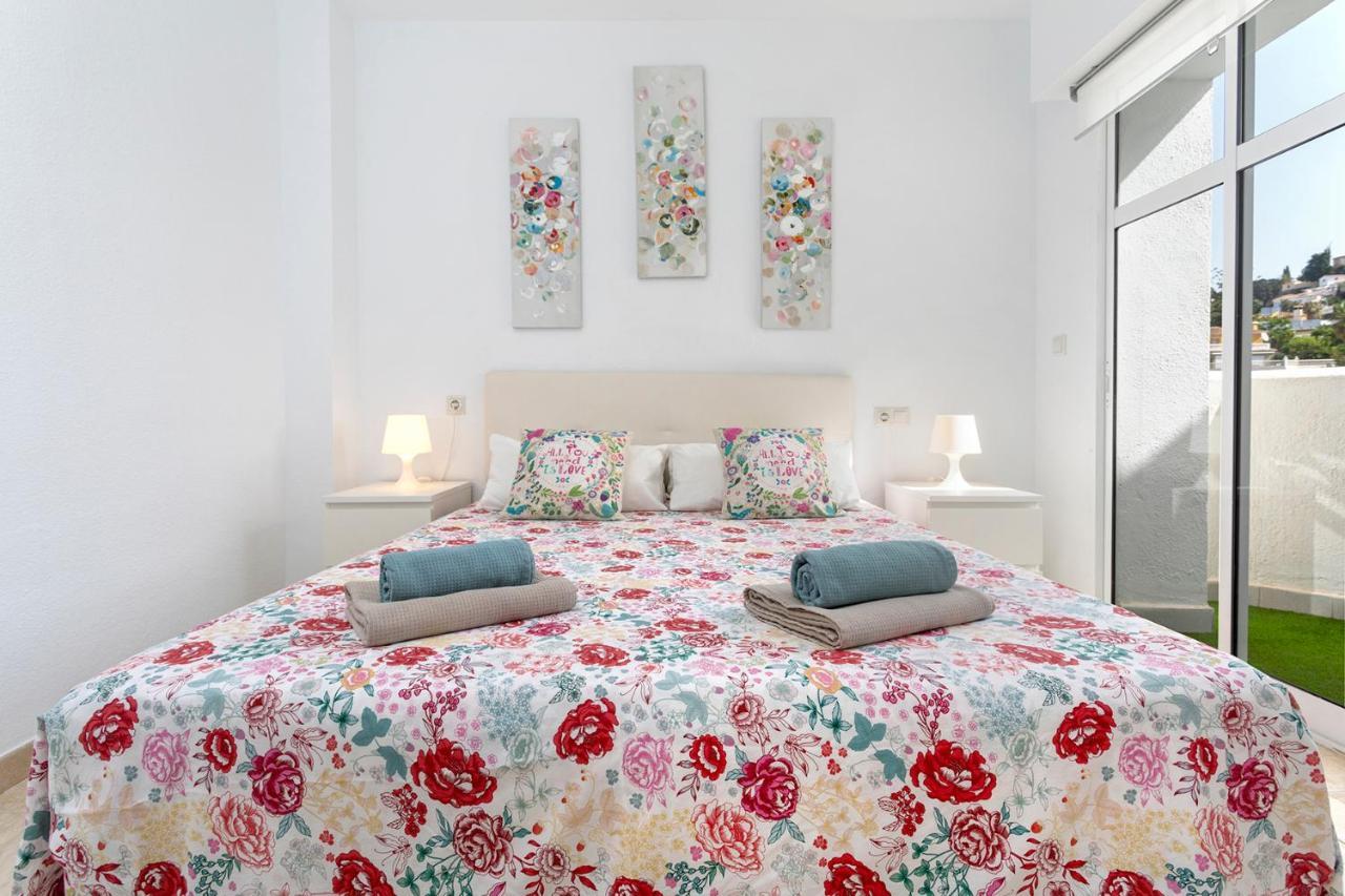 贝纳尔马德纳Atico Frente Al Mar - Vistas, Piscina, Terrazas, Parking!公寓 外观 照片