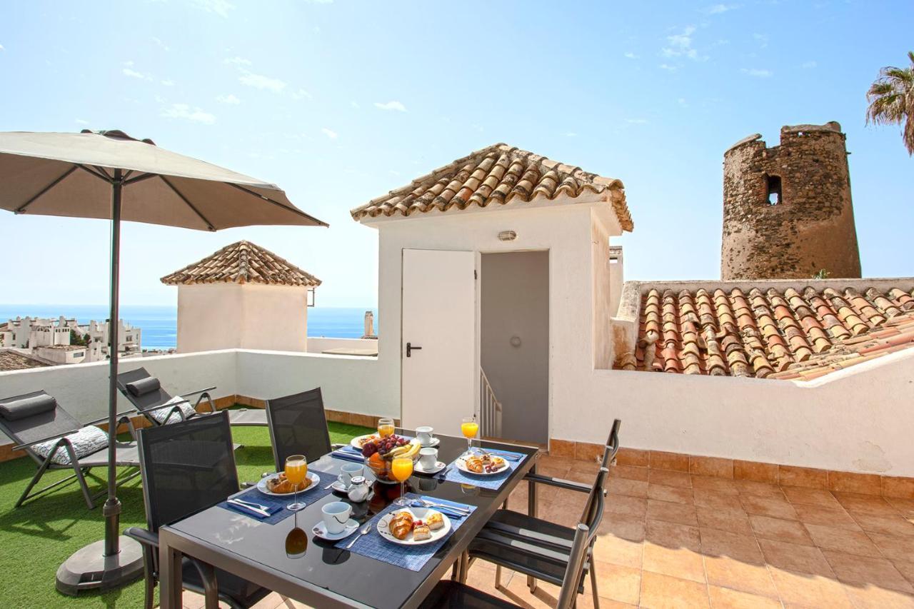 贝纳尔马德纳Atico Frente Al Mar - Vistas, Piscina, Terrazas, Parking!公寓 外观 照片
