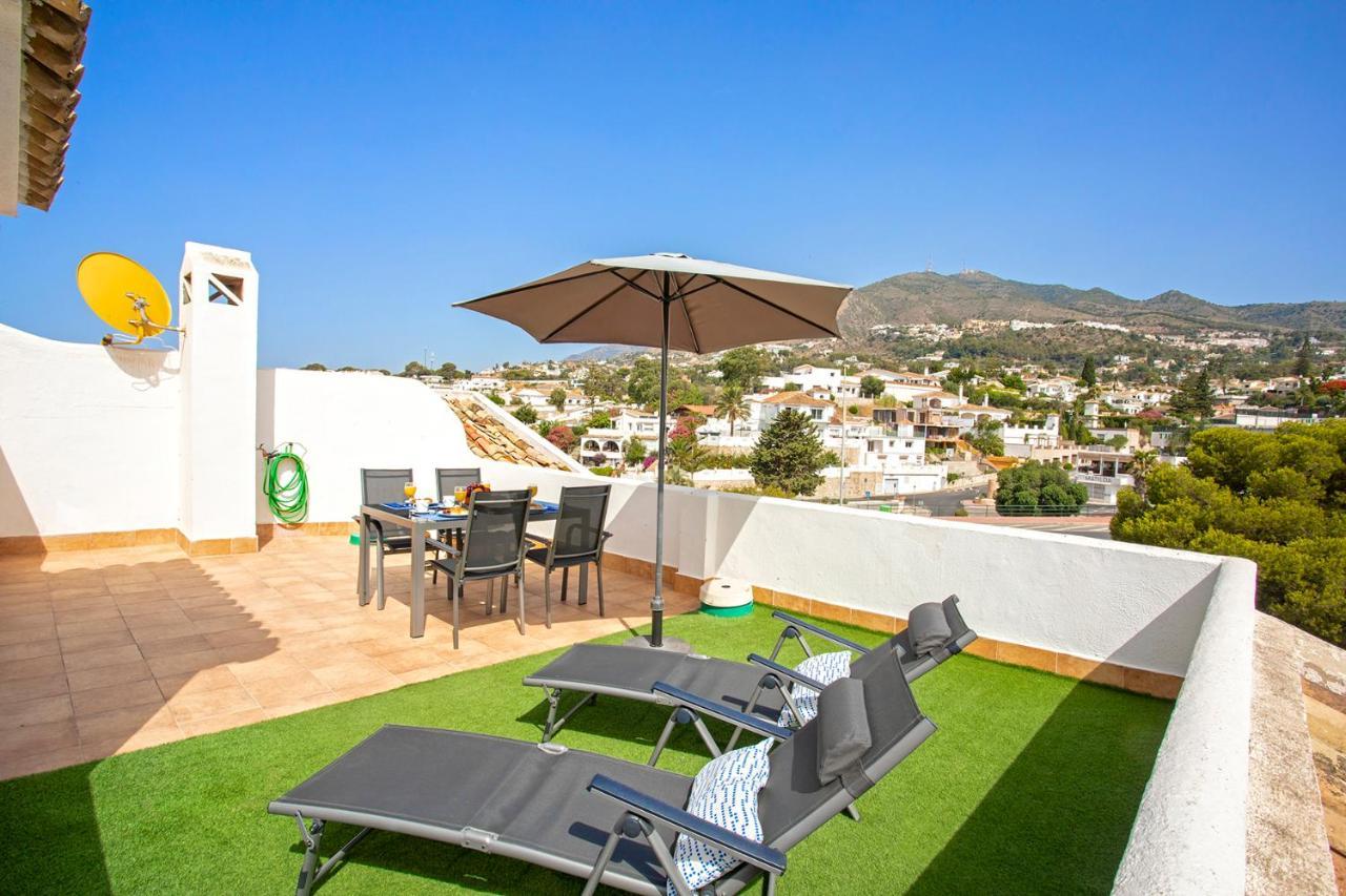 贝纳尔马德纳Atico Frente Al Mar - Vistas, Piscina, Terrazas, Parking!公寓 外观 照片